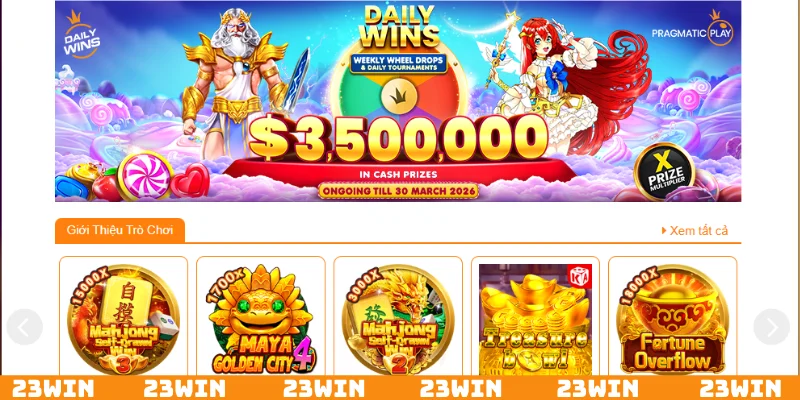Giới thiệu danh mục giải trí uy tín nổ hũ 23Win