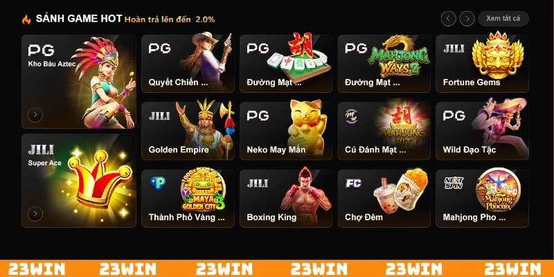 Hệ thống nhà cung cấp là đối tác uy tín của nhà cái