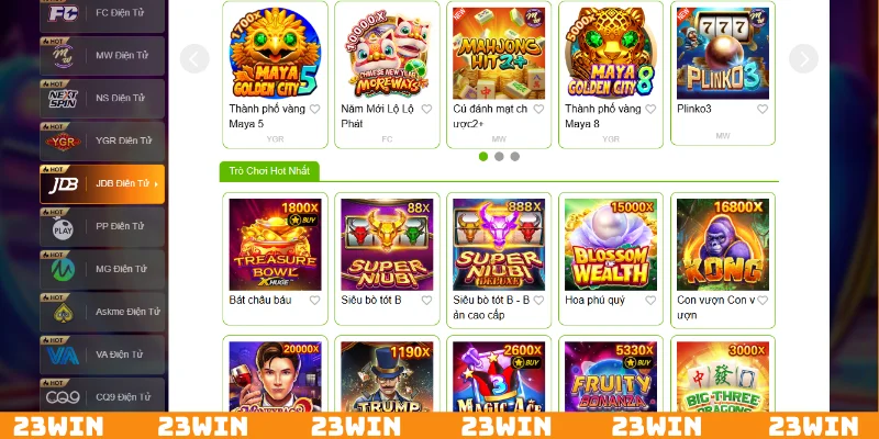 JDB Gaming là sảnh chơi có game mới lạ