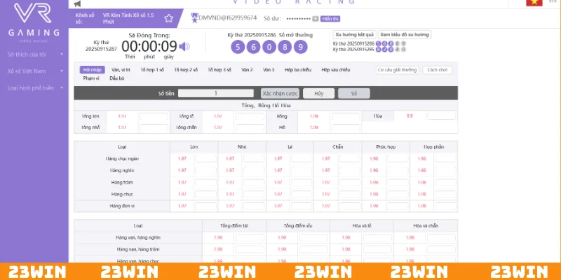 Lô đề 23Win 3 miền thu hút đông đảo hội viên