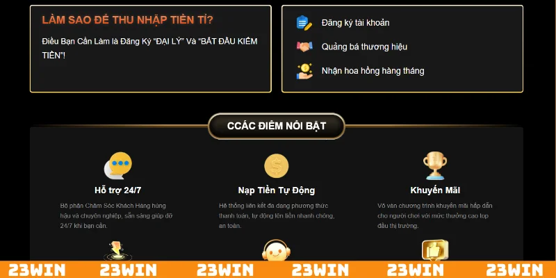 Tuân thủ các điều khoản điều kiện về quảng bá thương hiệu 23Win