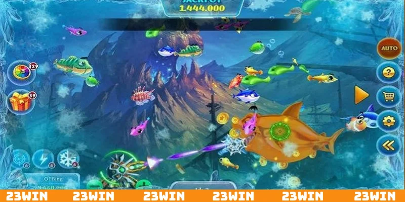 Vũ khí là điểm nhấn nổi bật của bắn cá rùa xanh 23Win